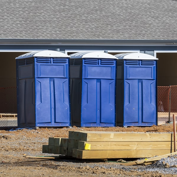 how can i report damages or issues with the porta potties during my rental period in New Ringgold PA